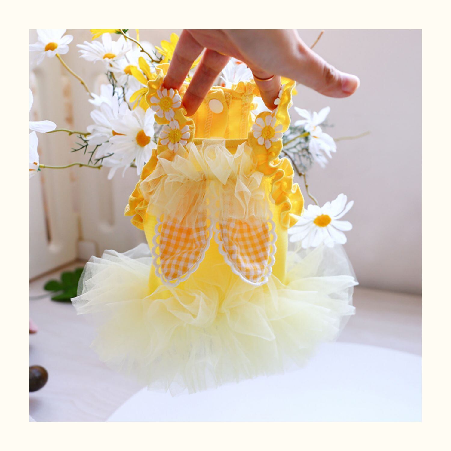 ドッグ 犬 中型犬 小型犬 フレブル チワワ パグ ヨークシャテリア Mダックス ヨークシャー ドッグウェア 室内着 ドレス ワンピース エプロン フリルワンピース フレア セミフレア 切り替え ドッキング アニマル うさぎ お花 チュール かわいい きれいめ カジュアル おしゃれ レトロ 個性的 エレガント 主役級 存在感 フォーマル ラブリー キュート プリンセス フェアリー 春 夏 誕生日 結婚式 女の子 成犬 子ども デート お出かけ パーティー イベント リゾート レストラン バカンス ホテル