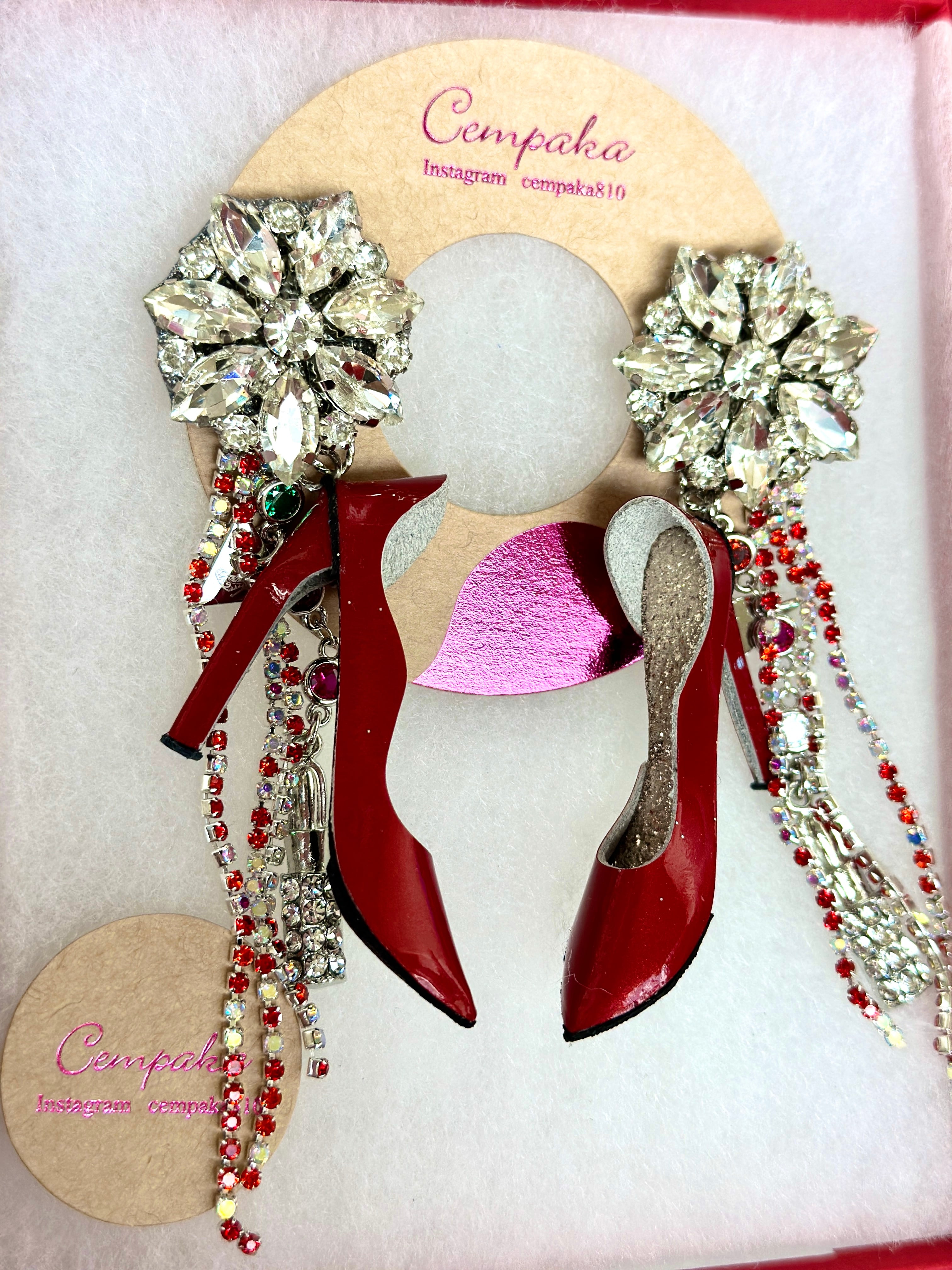 ハイヒールイヤリング Cempaka ハイヒールイヤリング - ショップ