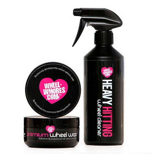 wheel-whores.com / Heavy Hitting Wheel Cleaner & Premium Wax Combo Pack