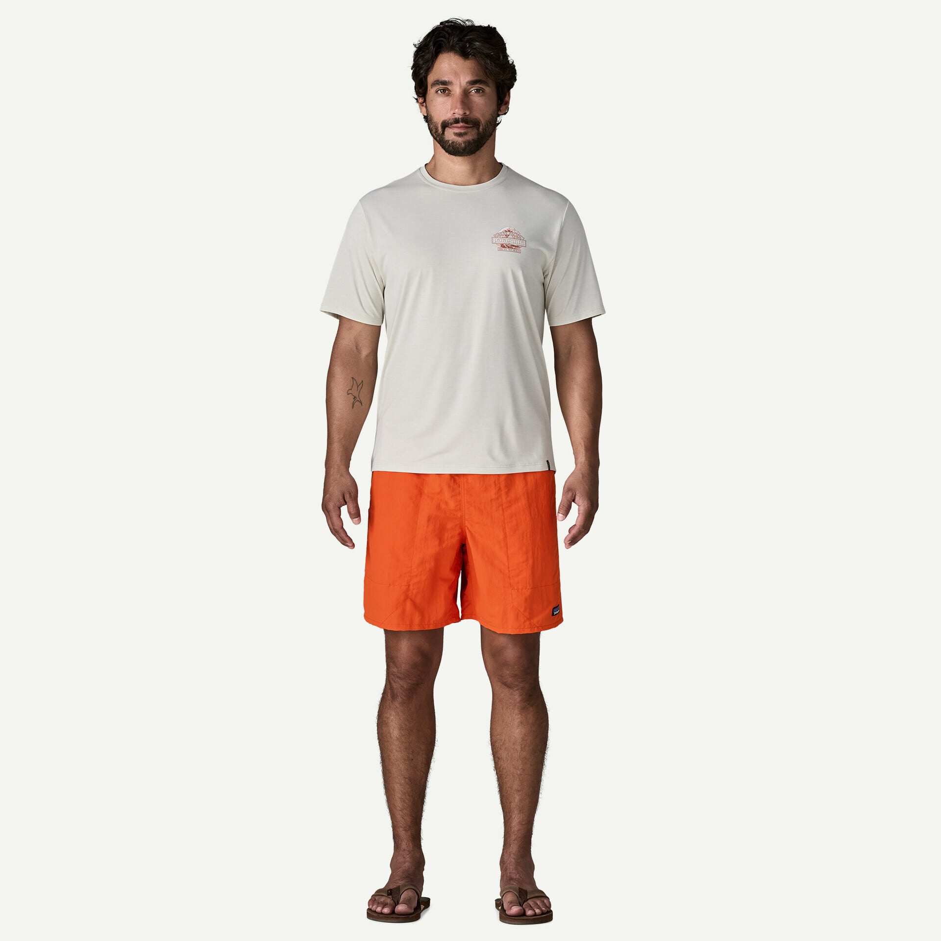 パタゴニア メンズ・バギーズ・ロング 7インチ Coal Orange 58035
