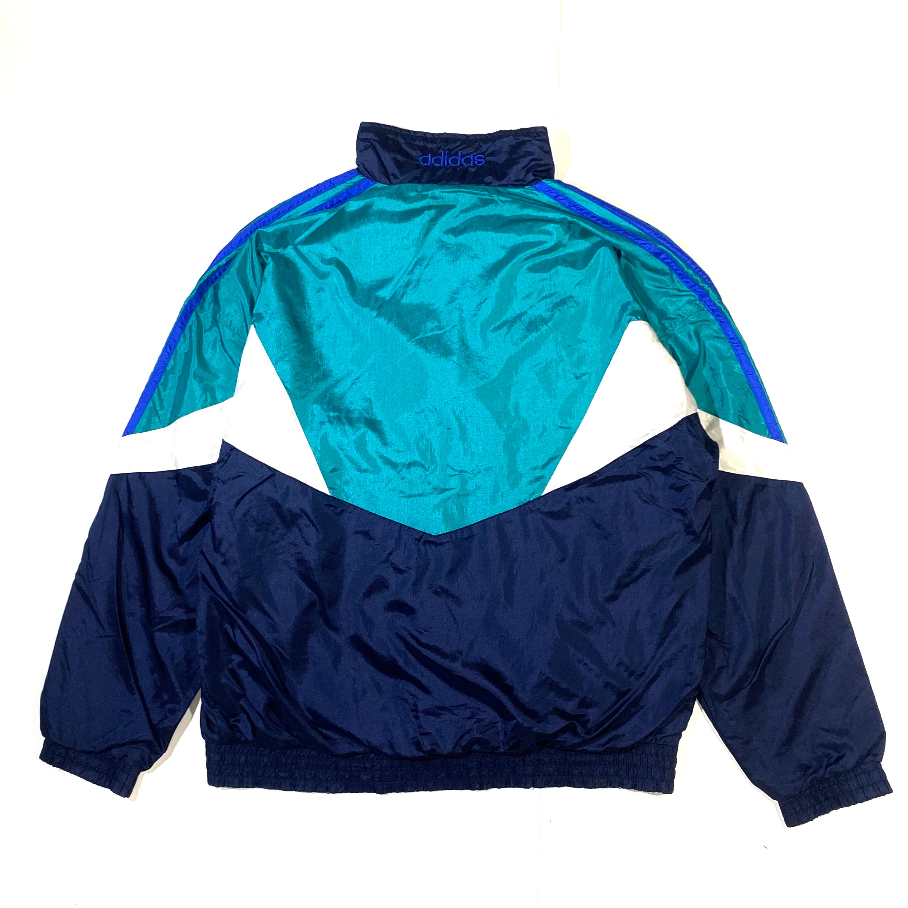 80〜90年代 銀タグ ビンテージ adidas アディダス フルジップ ナイロン