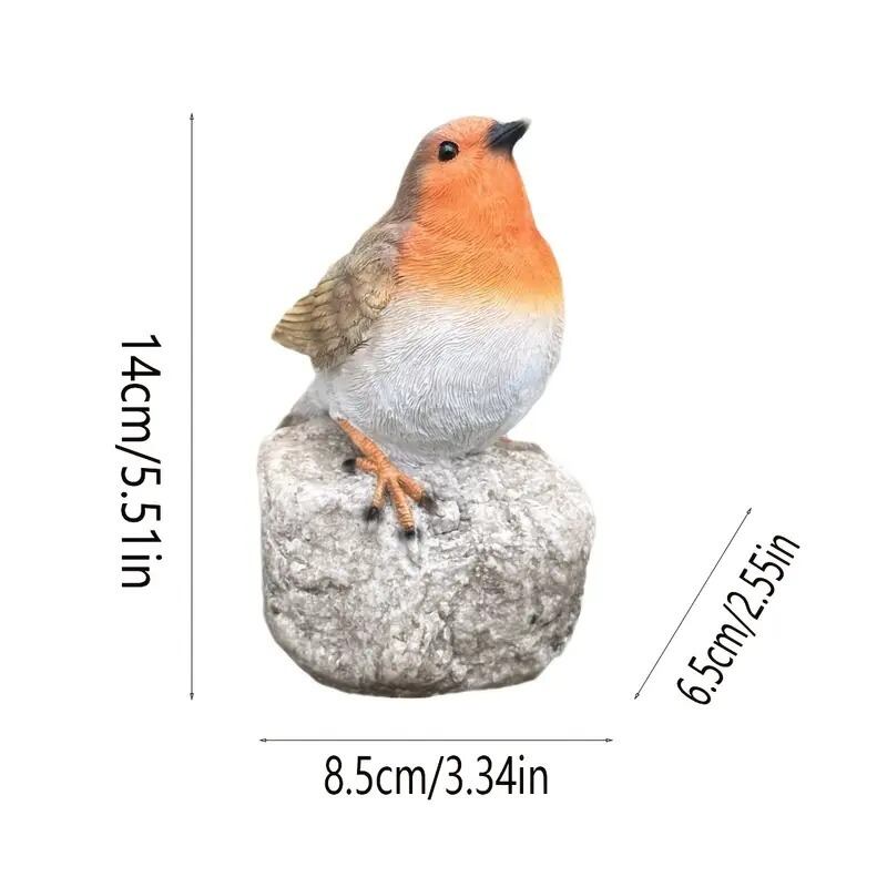 置物 オブジェ ロビン 鳥 樹脂 ガーデン おしゃれ かわいい インテリア