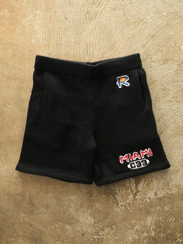 【RICE NINE TEN】 Hand Knitting College Shorts