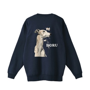 ウィペット　バックデザインスウェット
