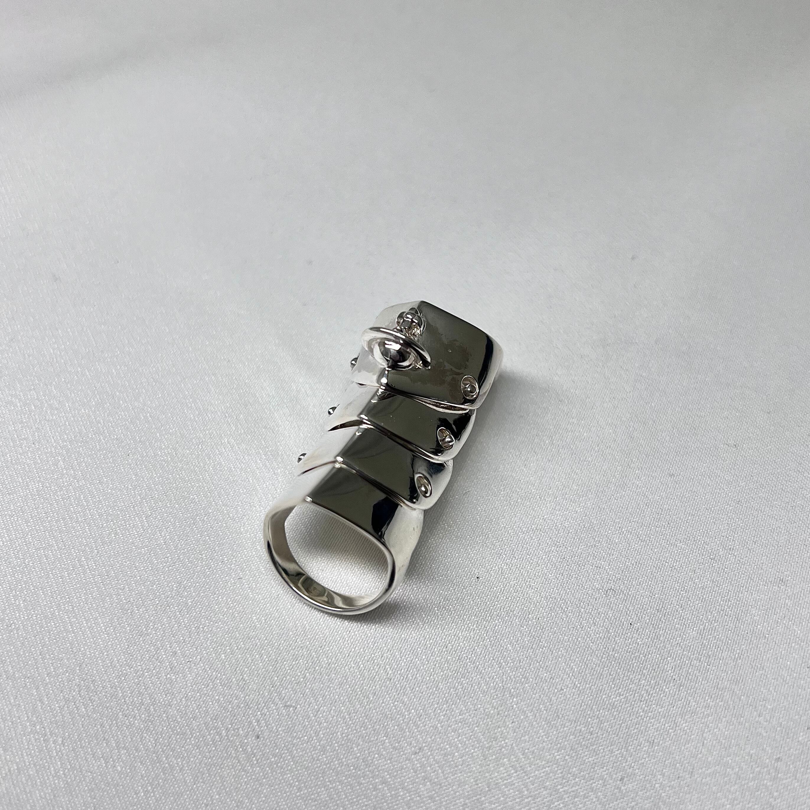 vivienne westwood めでたい アーマーリング ガンメタル XS