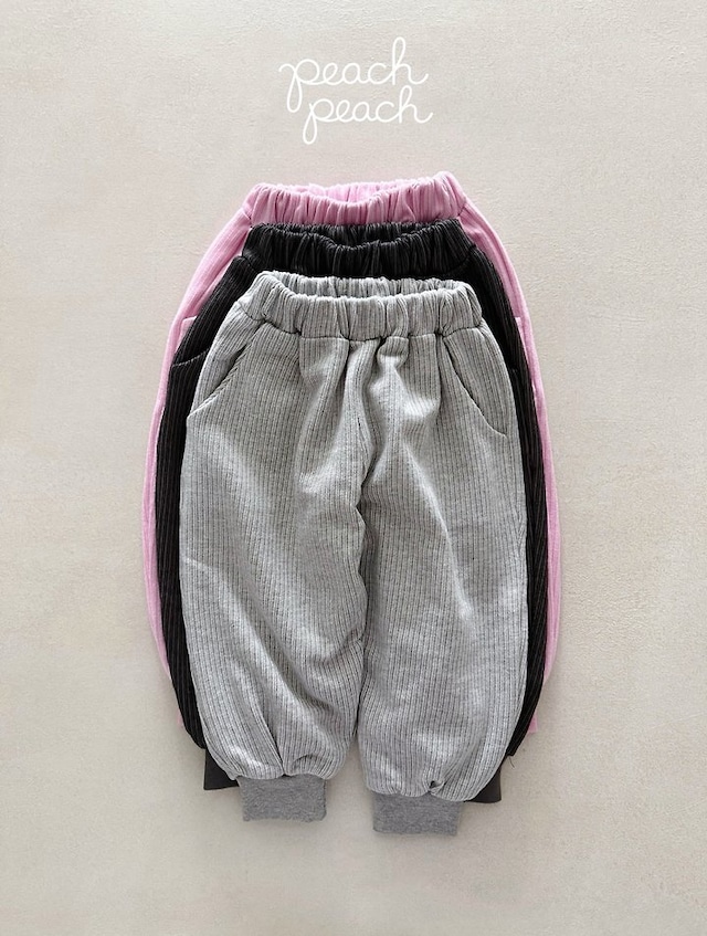 【取寄】peach peach|egg pants|エッグパンツ|XS-XL|kids|26 autumn