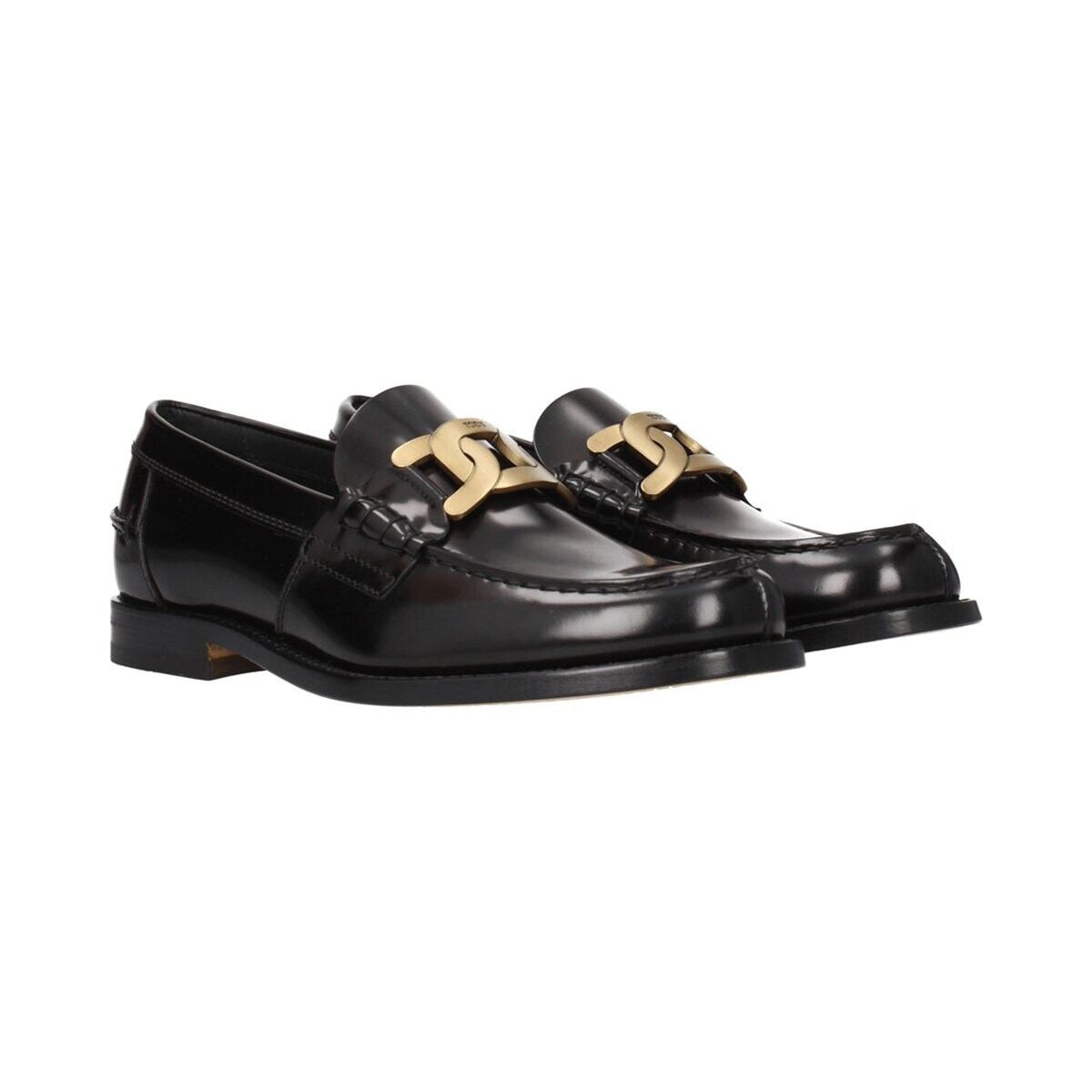 TOD'S トッズ メンズ ローファー レザー ブラック