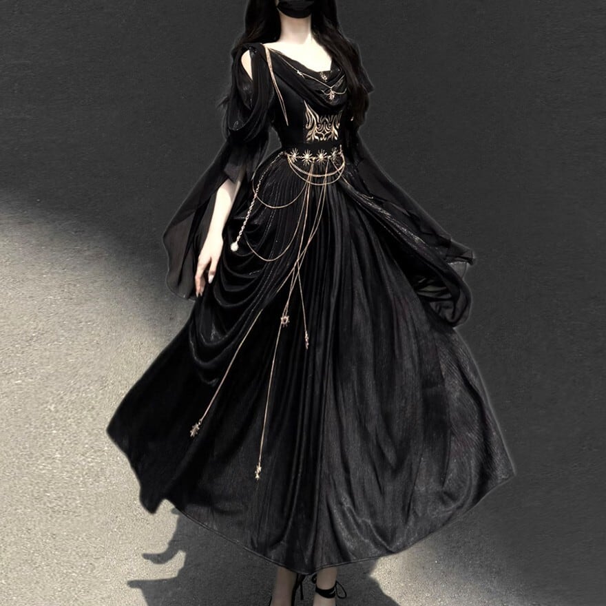 ゴスロリ 大人ゴシック パーティドレス コスチューム イベント衣装 コンカフェ