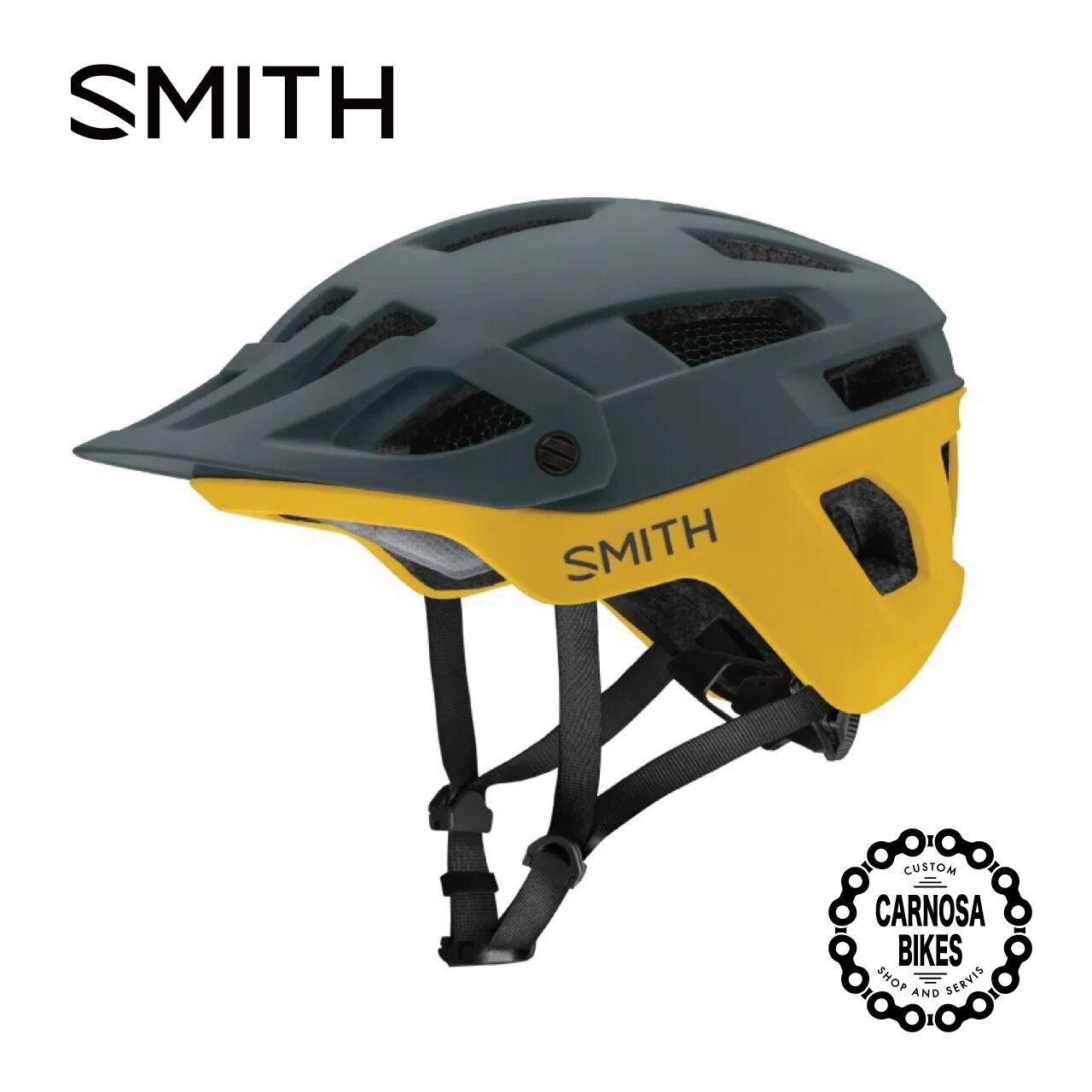 SMITH Mission ヘルメット MIPS対応 茶色 ブルー