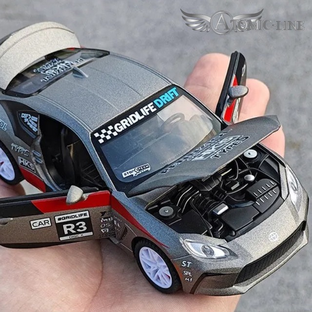 TOYOTA GR86 ZN8 1/32 ミニカー 全3色 ライト点灯 エンジンサウンド 合金モデル 模型 プルバック走行 ジオラマ