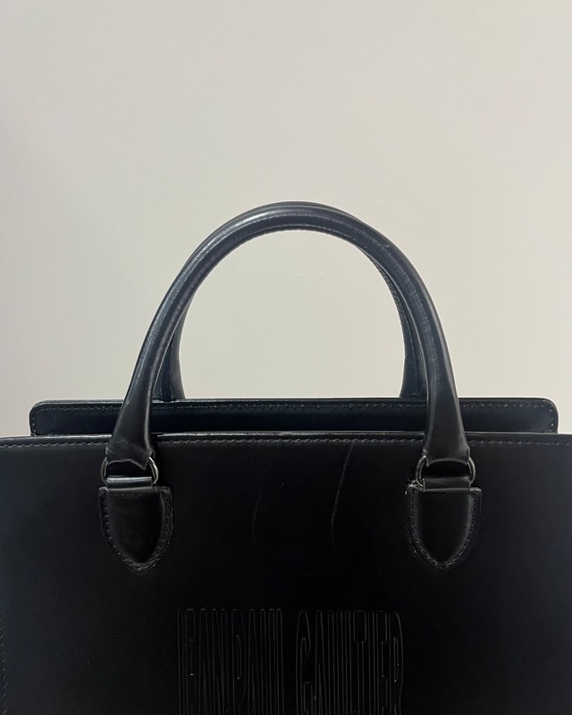 【Jean Paul Gaultier】small leather hand bag
