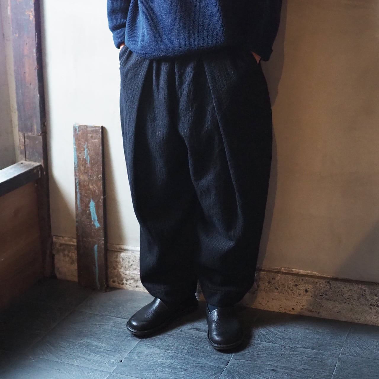 結-yui- / ユイ WIDE TUCK EASY TROUSERS / YWTEP-007 C/W FULLING