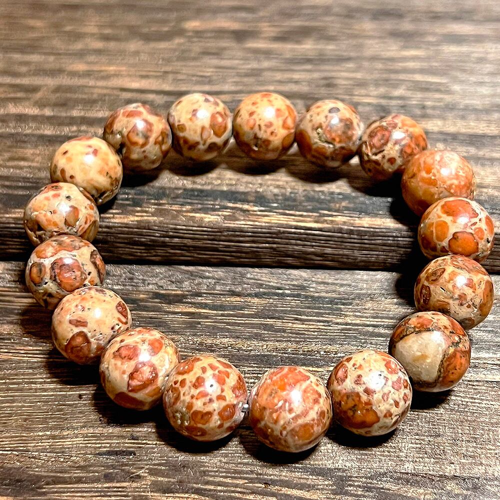 採掘禁止になり超希少!【限定入荷】龍宮舎利 ブレスレット ④ 12㎜ タイ産 16㎝ サイズ変更可能