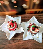 Xmasプレート スター型 2個セット