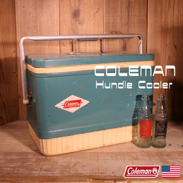 コールマン ビンテージ スノーライト クーラー アクア 54qt 1964年製 / Coleman vintage snowlite cooler Aqua 54qt [Z02]