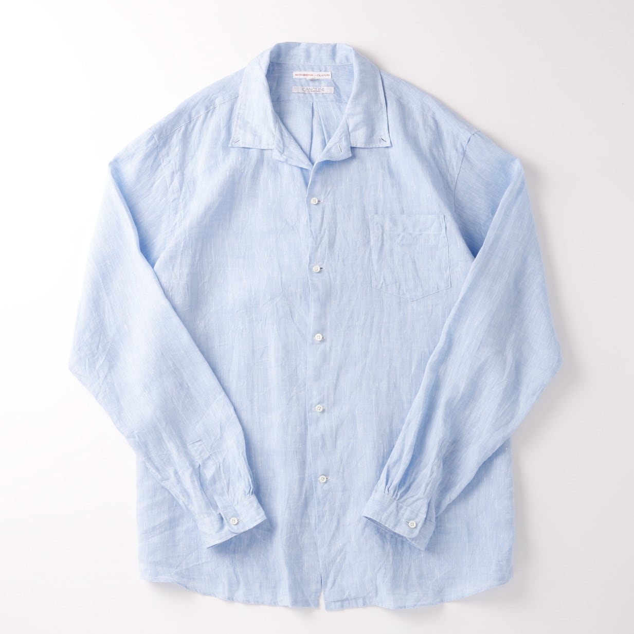 新品】SUNSHINE＋CLOUD MINTENS限定品 SPECIAL LINEN SHIRT BIG SIZE
