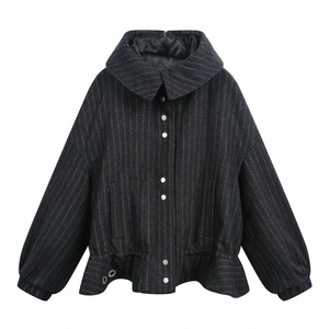 [JIKOO] Floral Edges Cotton Jacket