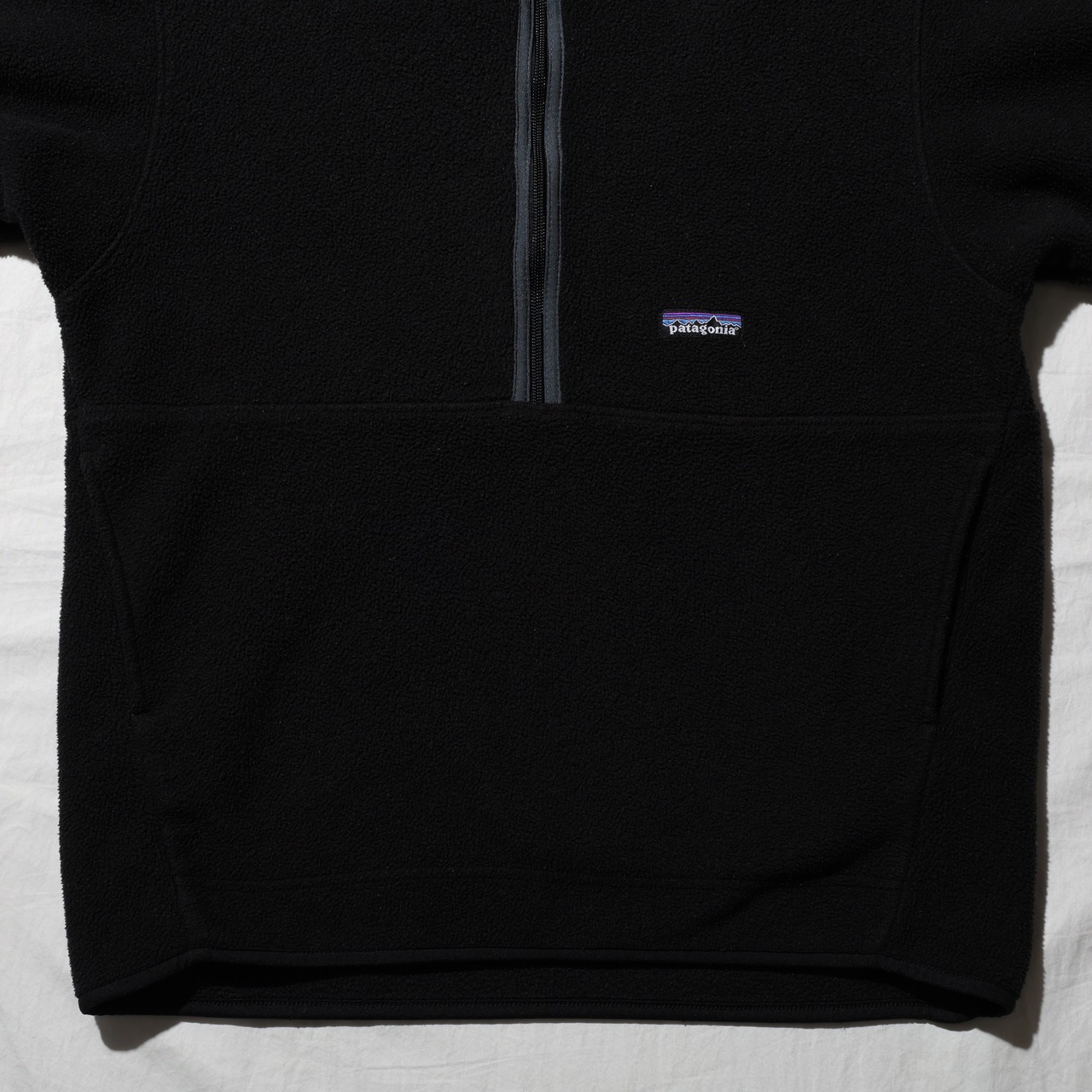 美品 M 04年 ブラック Synchilla Marsupial Patagonia シンチラ マースピアル パタゴニア ハーフジップ