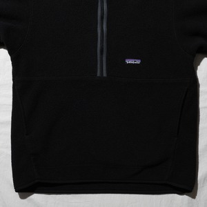 美品 M 04年 ブラック Synchilla Marsupial Patagonia シンチラ マースピアル パタゴニア ハーフジップ