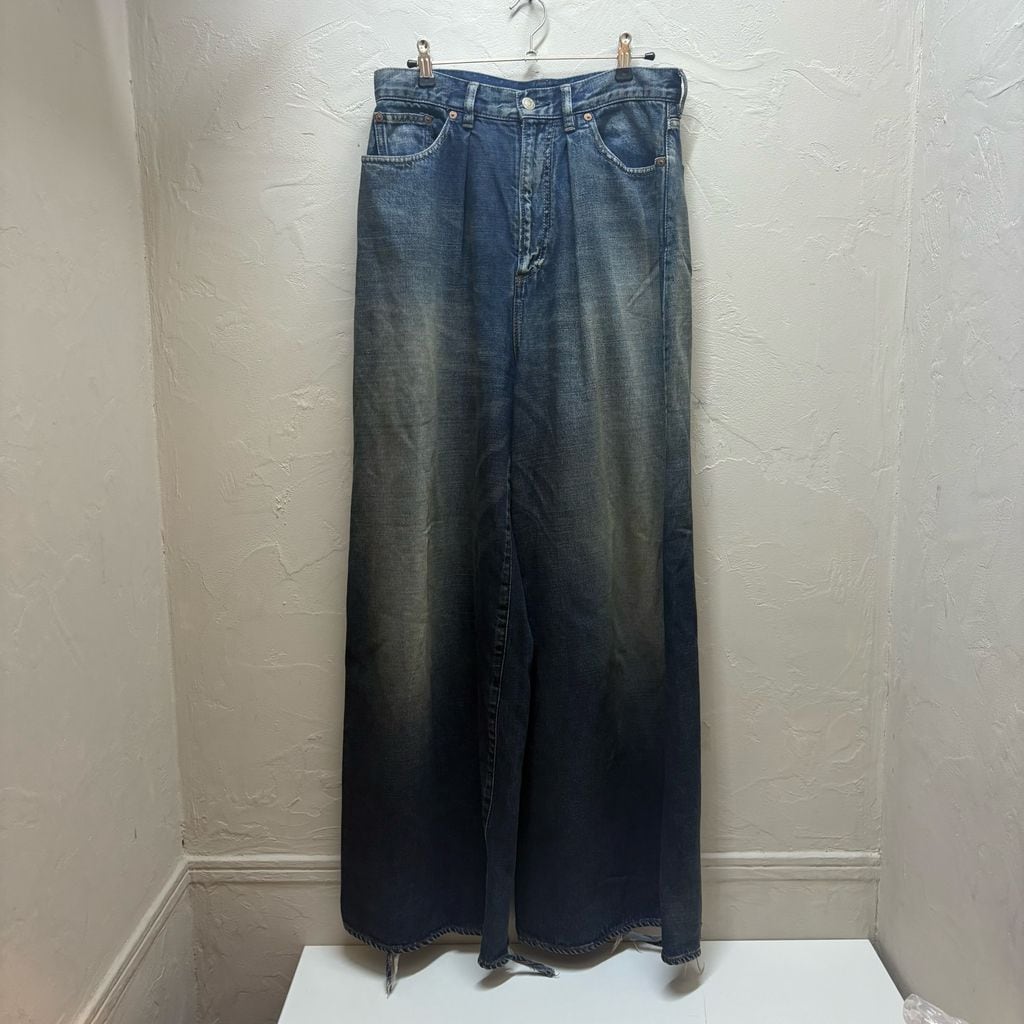 SUNSEA N.M BLUE OSMO w/耳 wide pants | MIKAS-HUNDEPHYSIO.DE