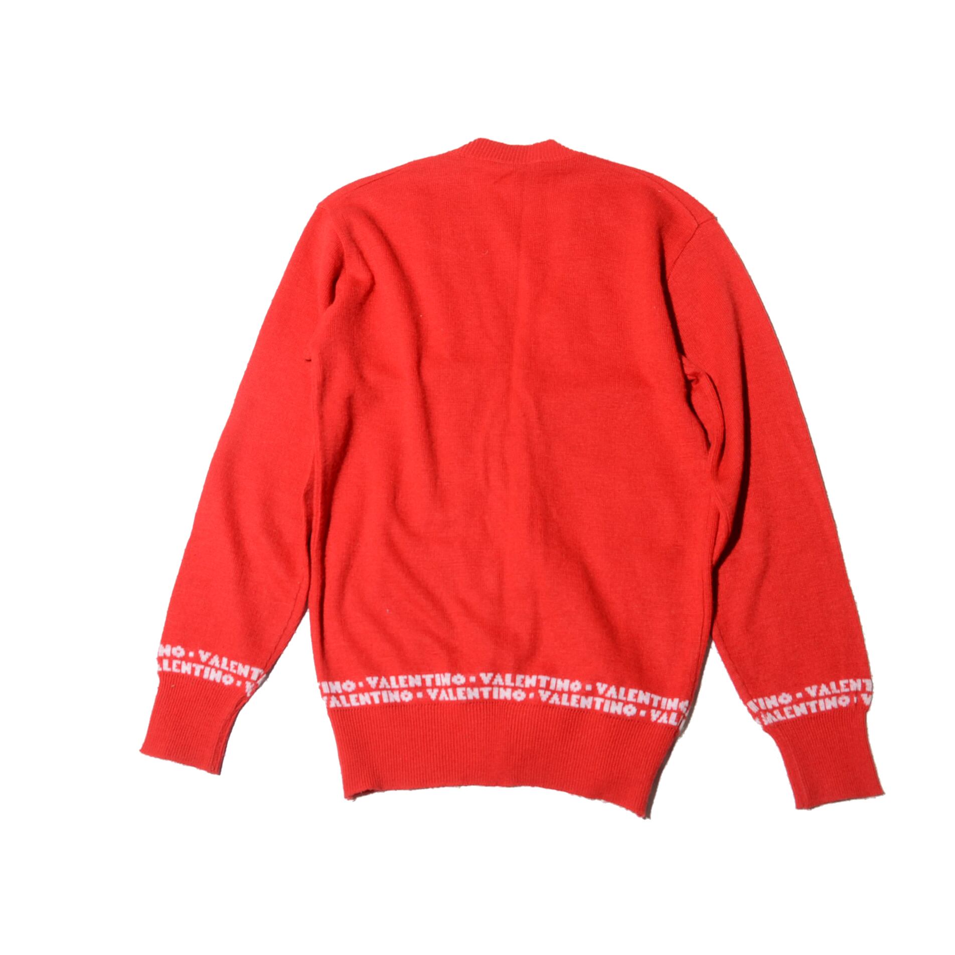 オールドヴァレンティノ　ガラヴァーニ　ロゴデザイン　カーディガン vintage V garavani logo knit cardigan | boutique goldenwool