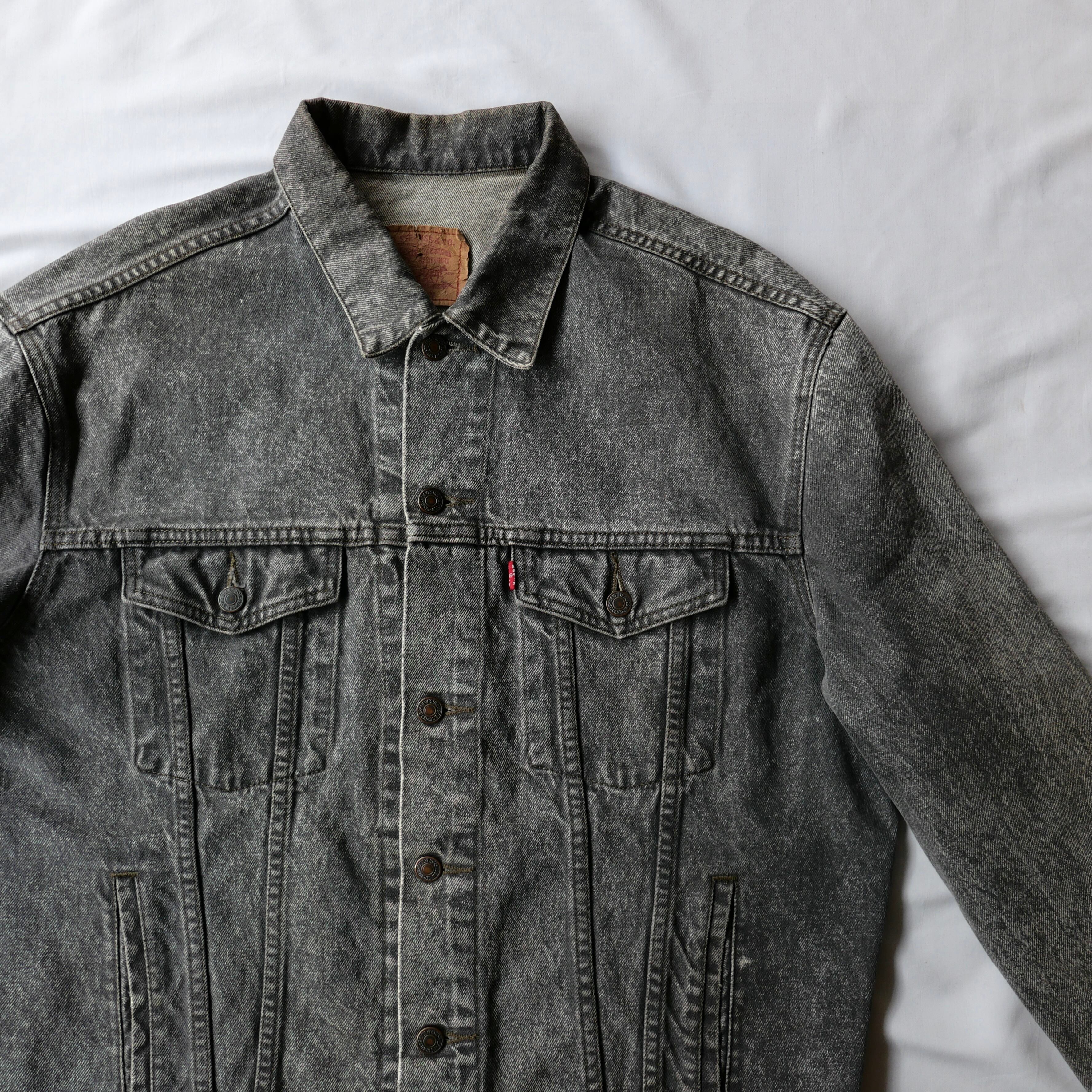 80s EURO LEVI's 先染めブラック 70507 DENIM JACKET | safarionline