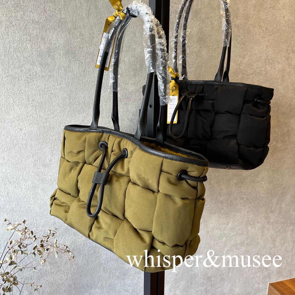 ampersand coupon！QUILTING DRAWS BAG(N) | whispermusee