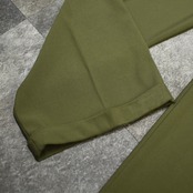 NEW・GEN  drape silhouette wide 2tuck slacks khaki