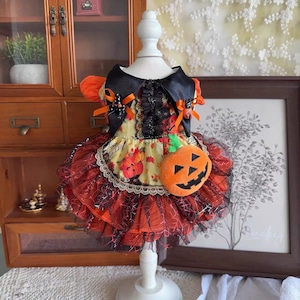 【取り寄せ】ハロウィンフリルりぼんワンピース
