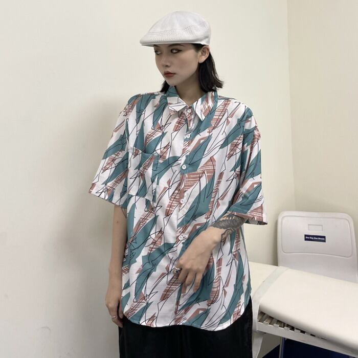 サマールーズシャツ カジュアルレディーススタイル 夏物 ケッペル33301311065