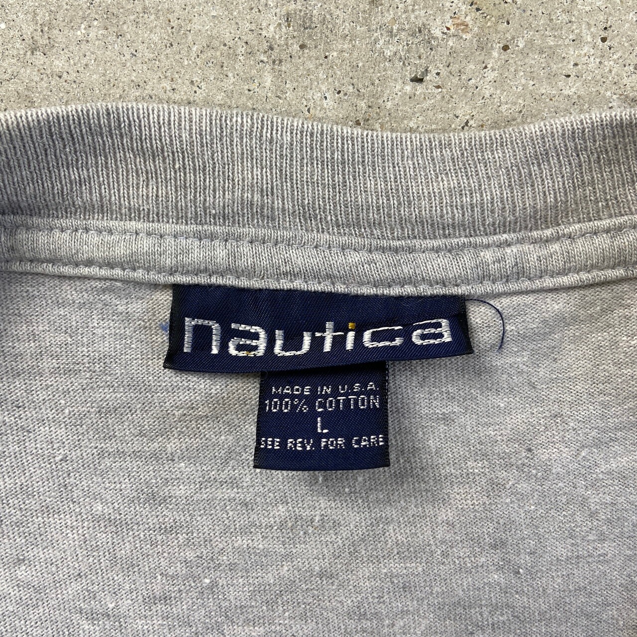 90年代 USA製 NAUTICA ノーティカ デザインプリントTシャツ ポケットT 