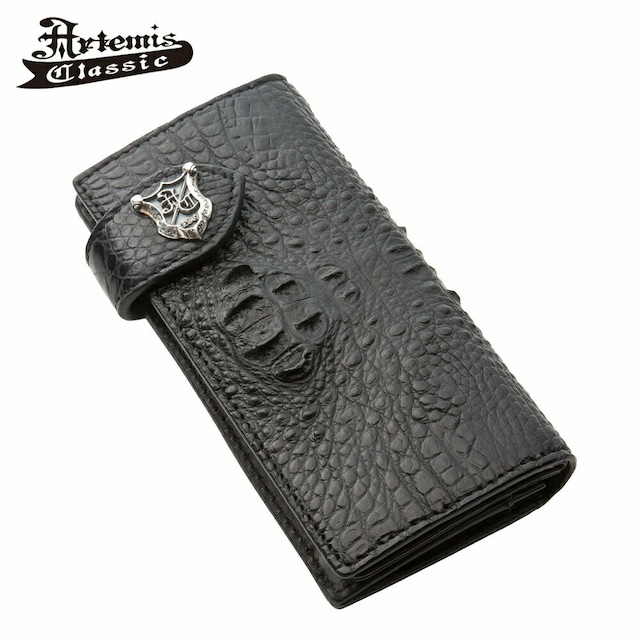 ワニ革カイマン種ロングウォレット2nd JMACW0030　Caiman  long wallet 2nd Jewelry Brand