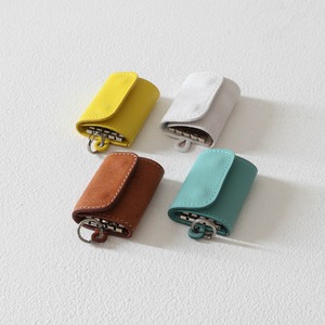 Dove & Olive｜ キーケース  Camel / White / Yellow / Mint