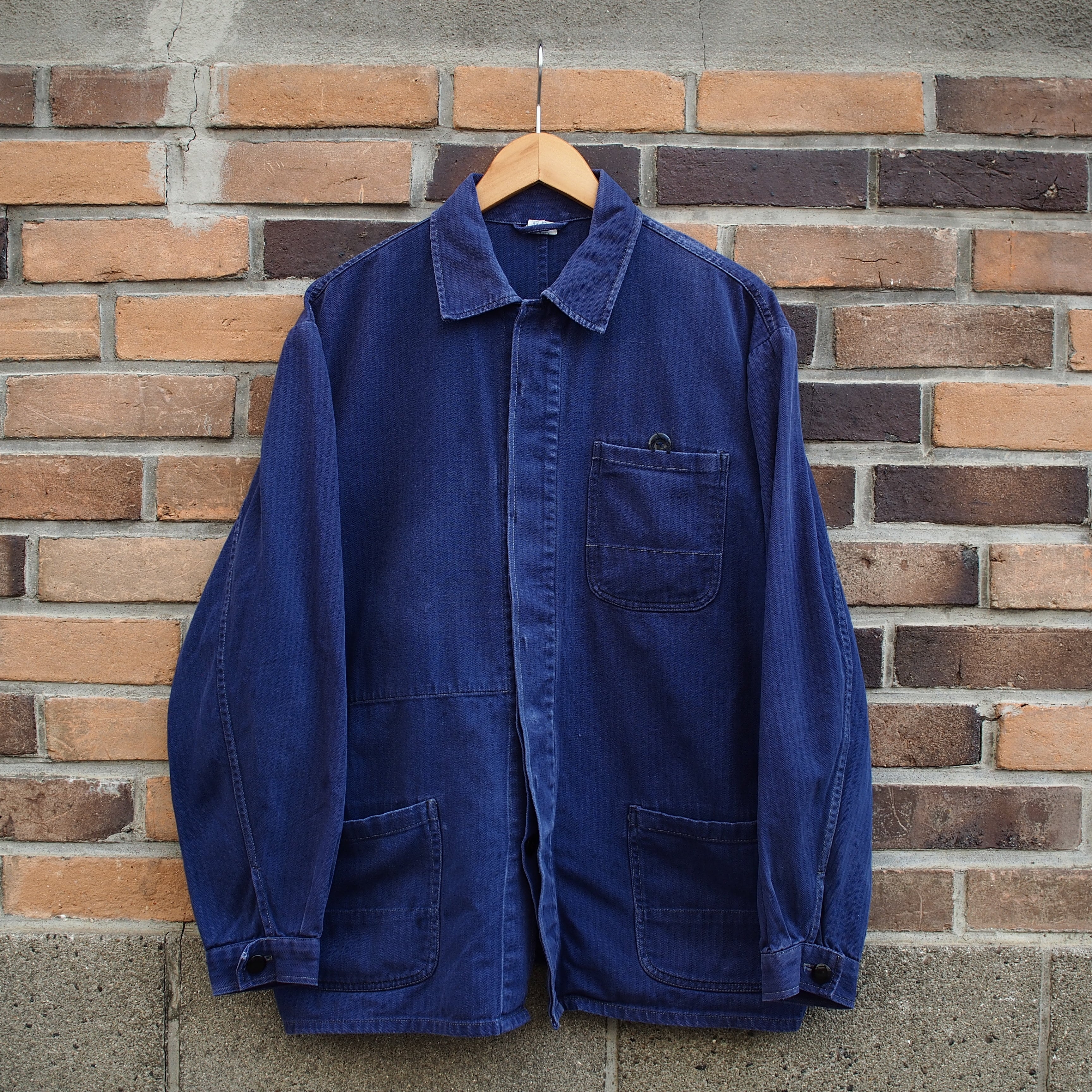 German 〜1960's HBT Work Jacket ドイツ ビンテージ ワーク