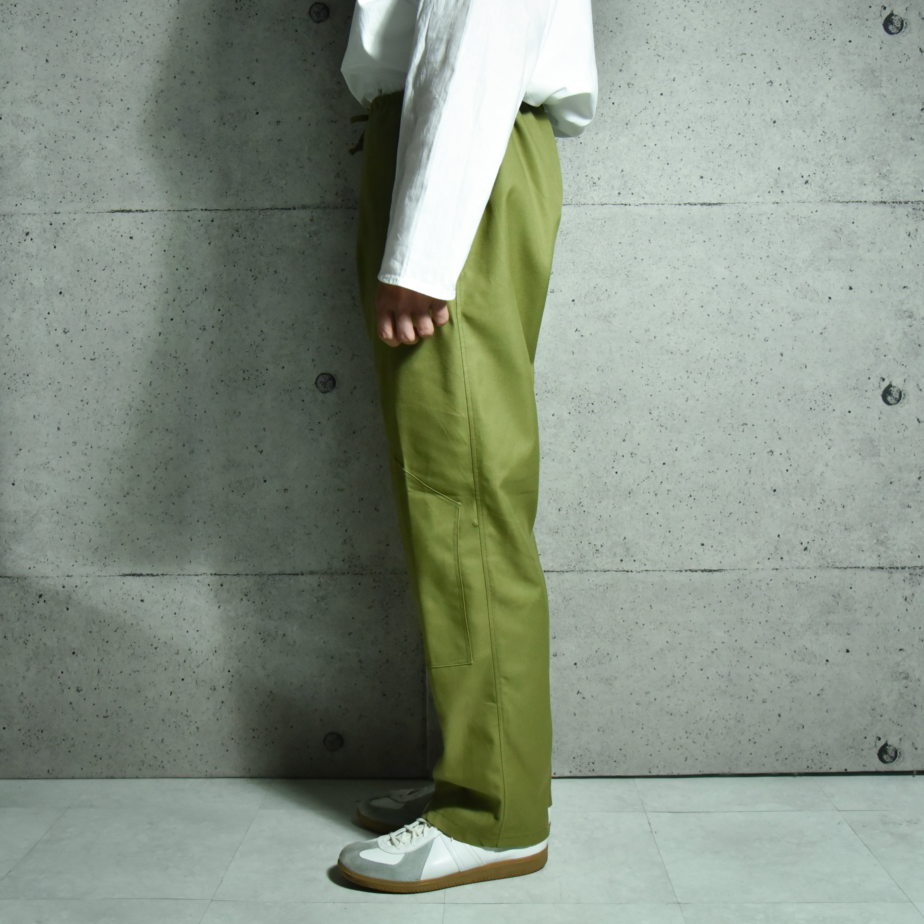 DEAD STOCK】Romanian Army W-knees Easy pants ルーマニア軍 イージーパンツ ダブルニー | mark   collars (マークアンドカラーズ)