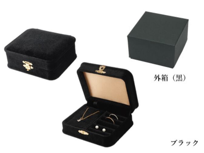 ミニジュエリーボックス ピアス・リング・ペンダント兼用台紙付き