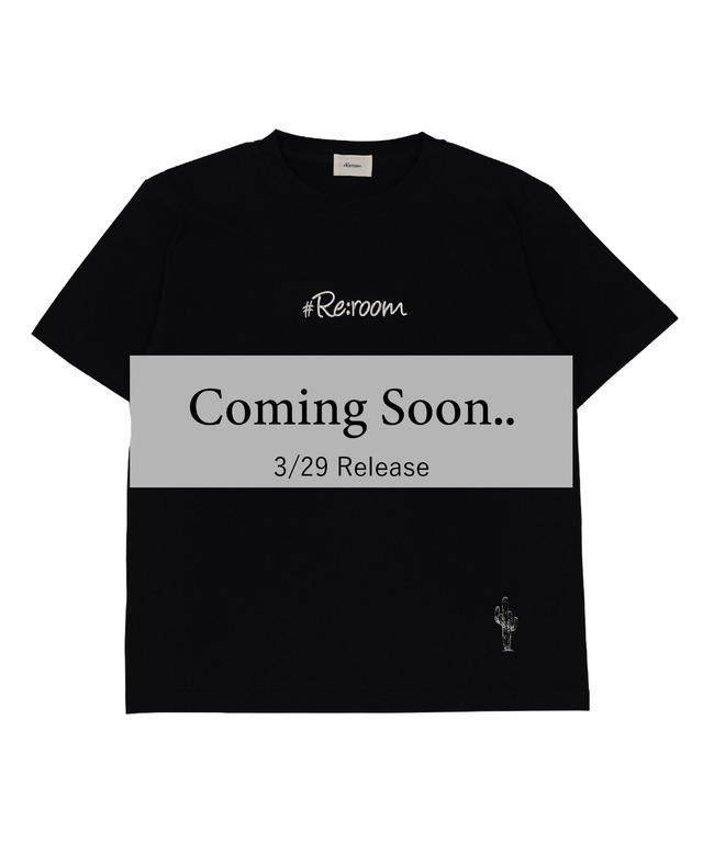 【#Re:room】3D LOGO T-shirts［REC747］