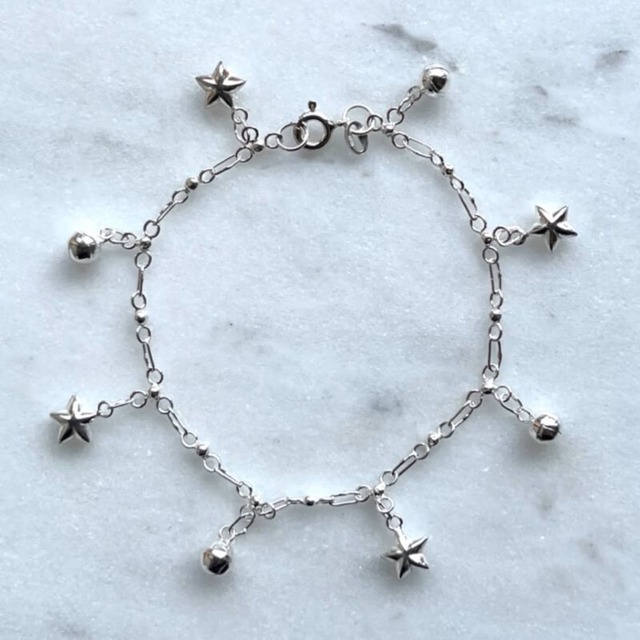 【超美石】アパタイト　ブレスレット（14Kgf製）5475