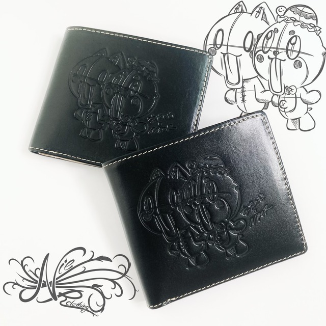 NIER×ちぃたん☆コラボデザイン 本革COMPACT WALLET