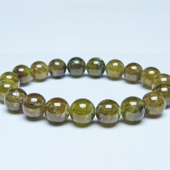 ツァボライト ブレスレット 10mm 一点物 おまかせ便 111-49762