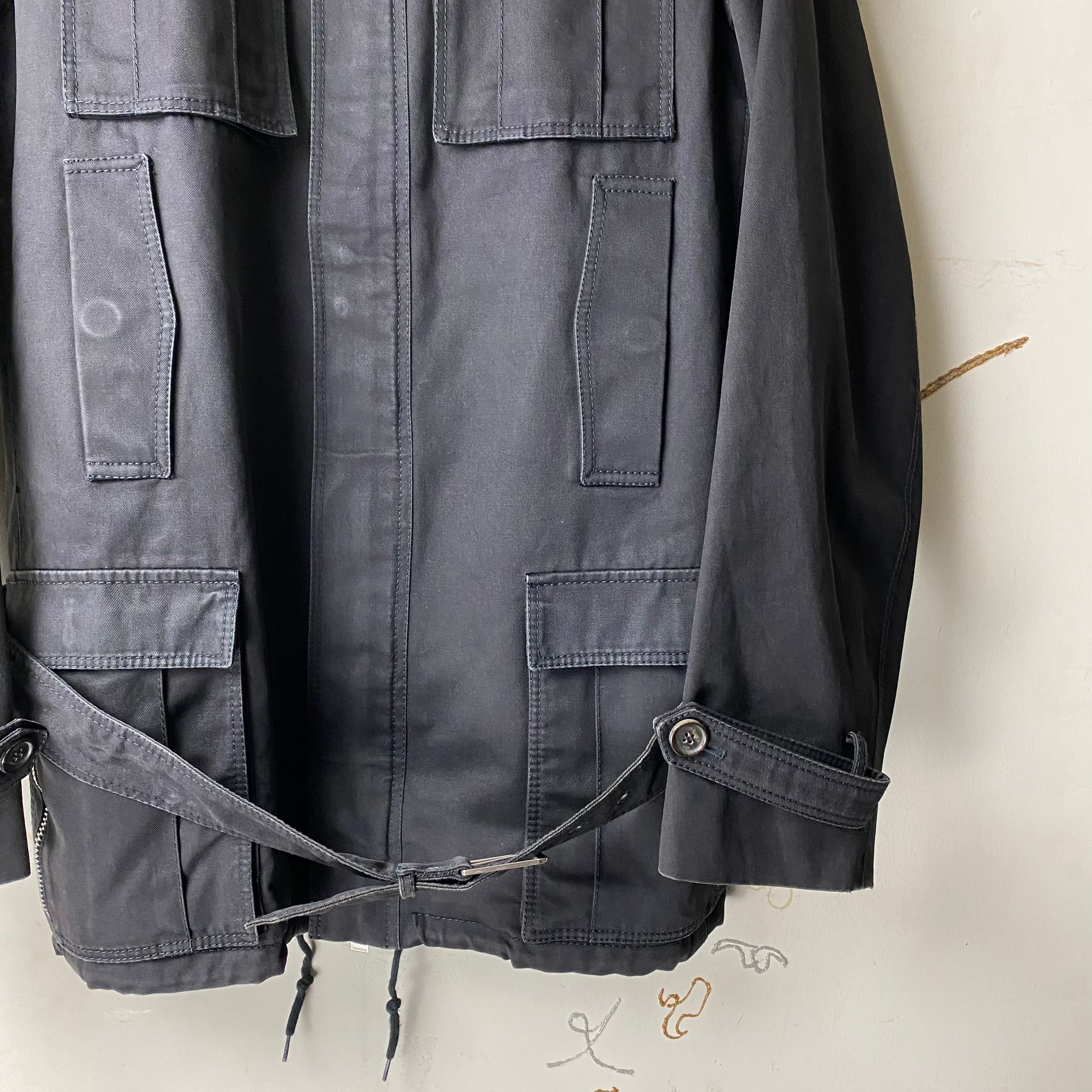 2004AW DIOR HOMME black military jacket “M-65” | NOIR ONLINE