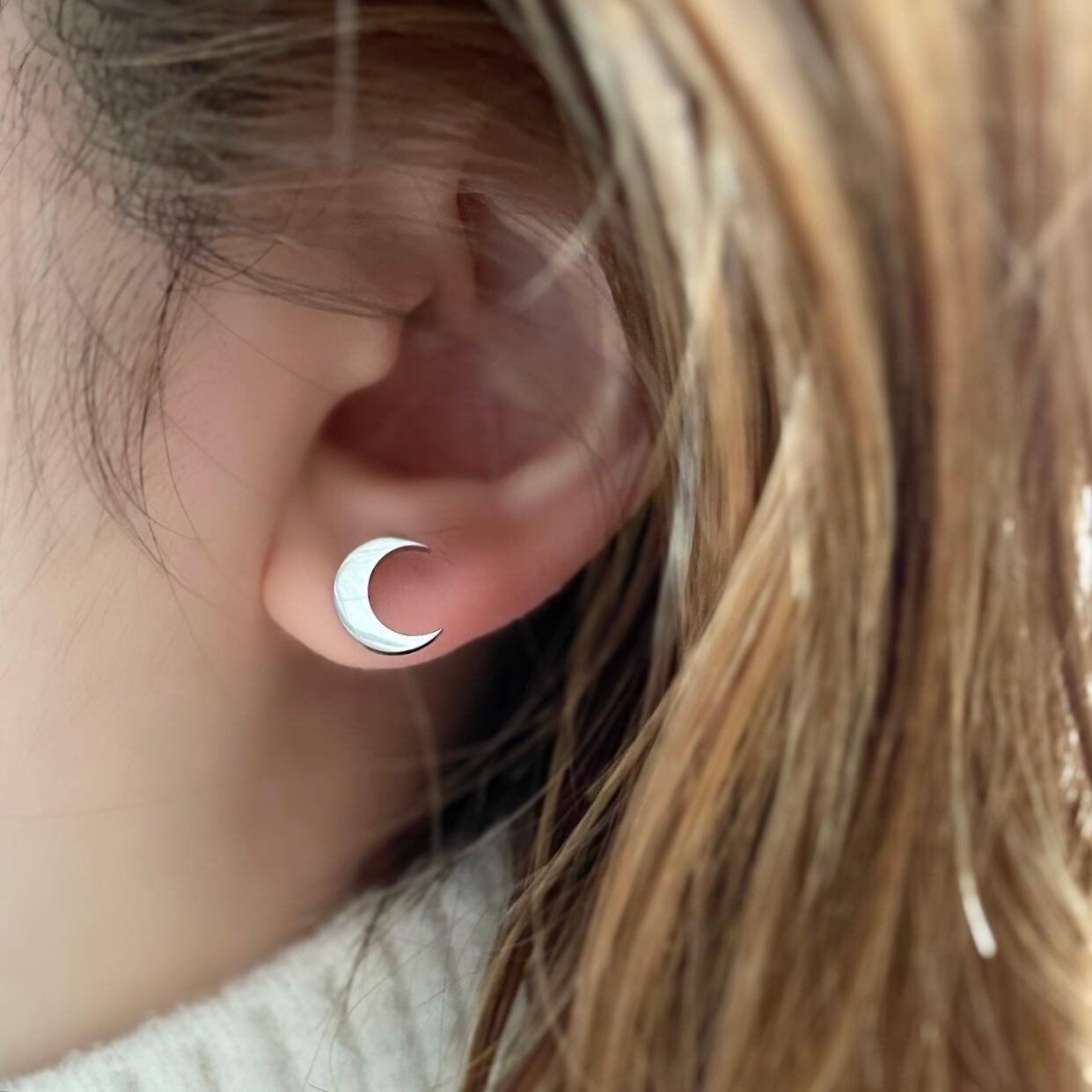 moon pierce ステンレスピアス | Showkey