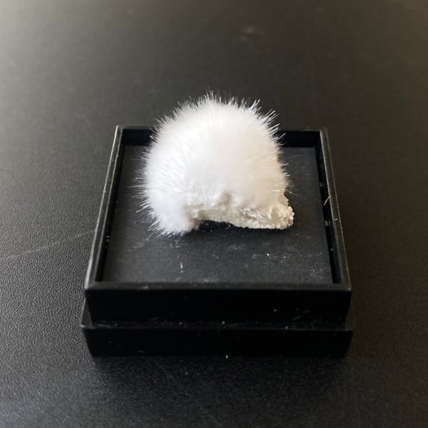 オーケン石 オケナイト（Okenite)直径約13mm コレクションケース付