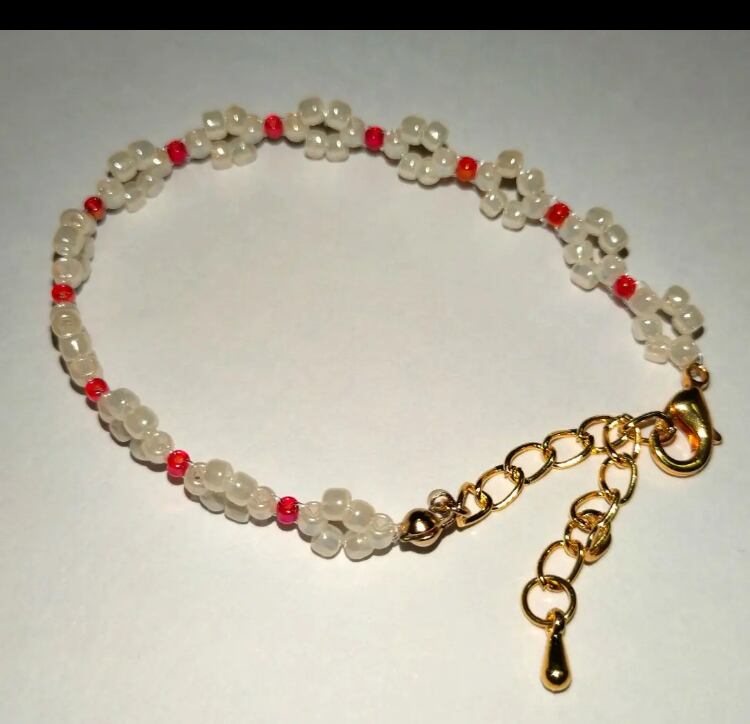 ハンドメイド 顔ビーズ ブレスレット SMILEY FACE ブレスレット 「SMILEY FACE/スマイリーフェイス