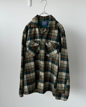 -Pendleton- Vintage 70s M Board Shirt made in USA
