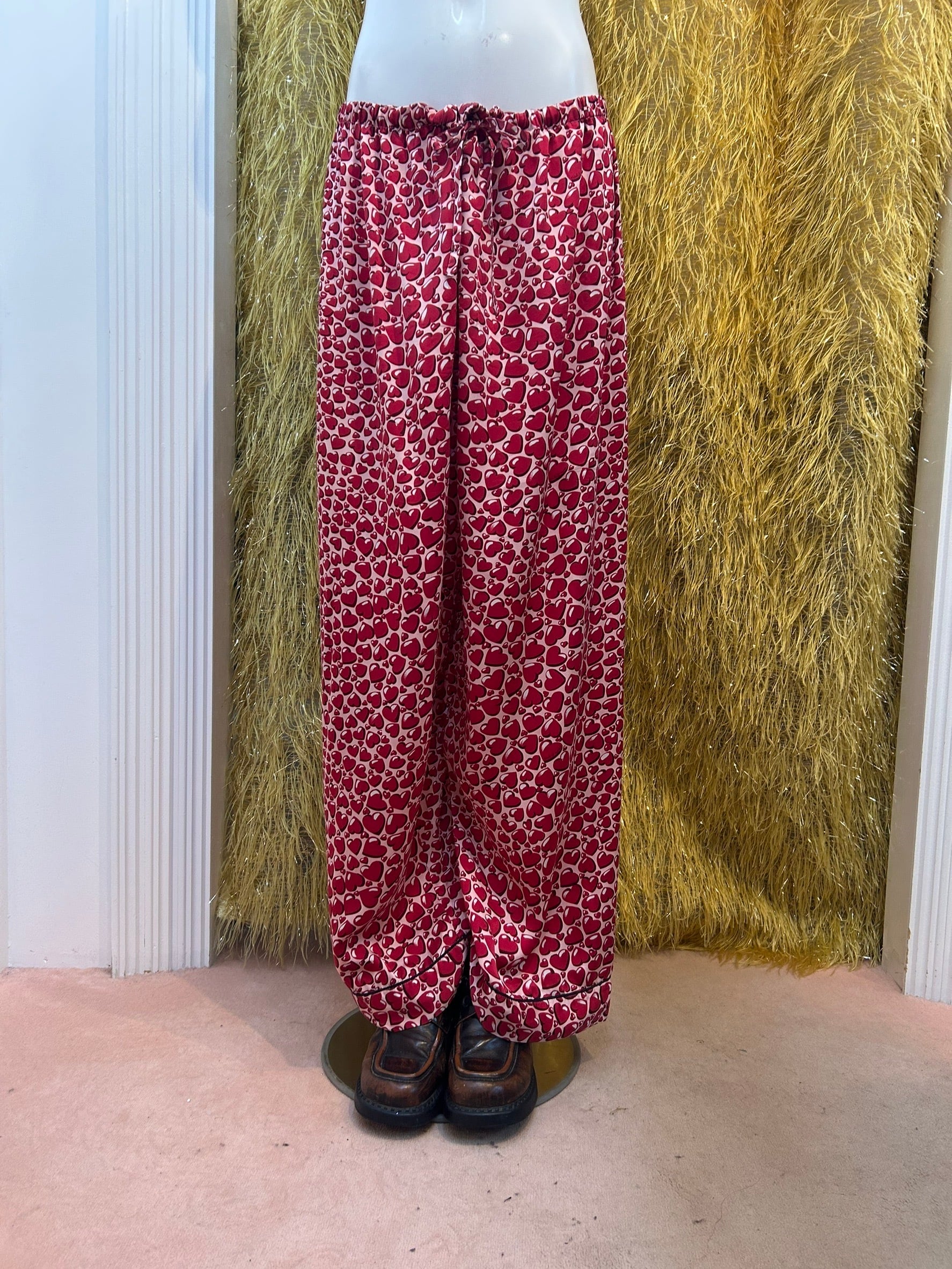 Silk pajama pants
