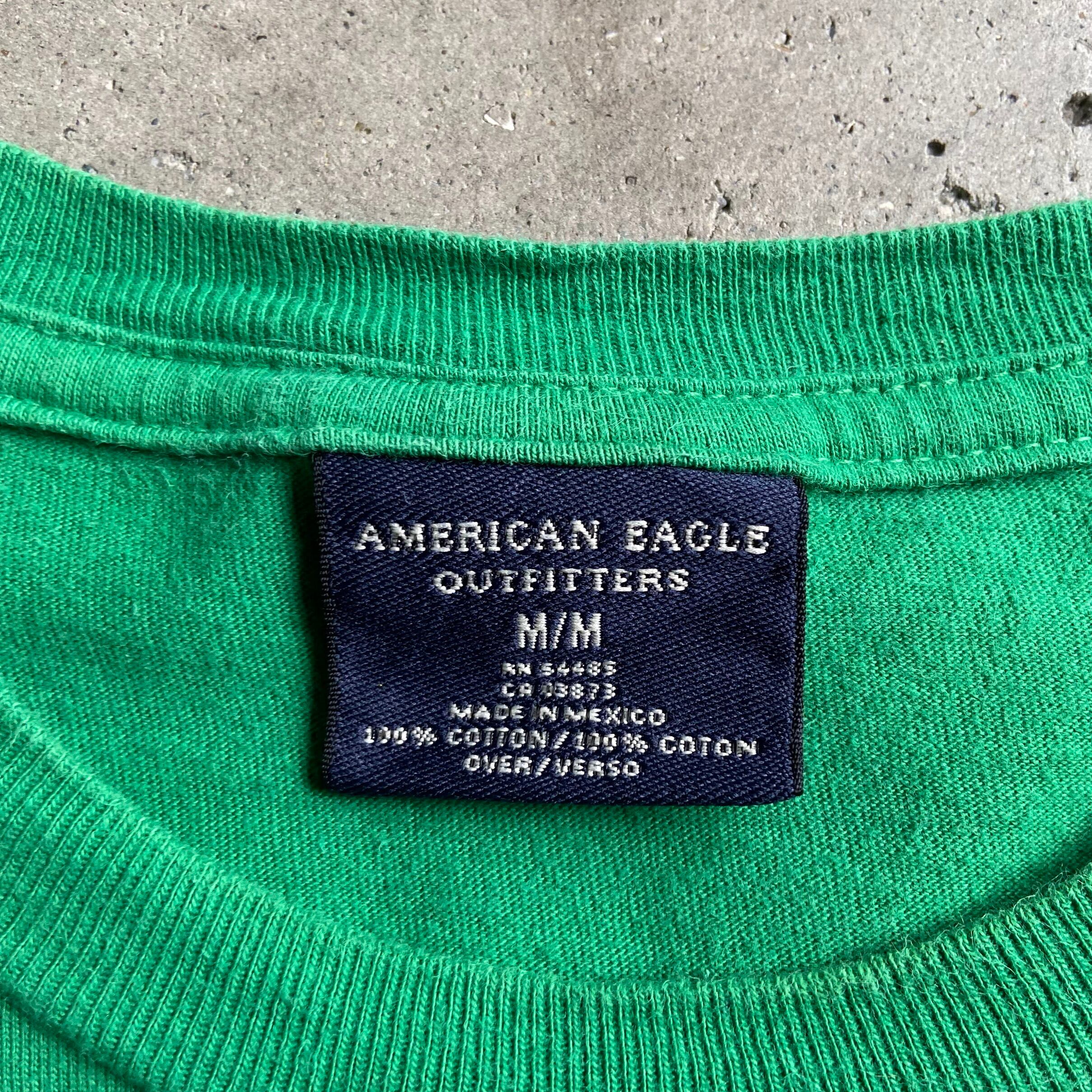 American Eagle アメリカンイーグル ロゴ プリントTシャツ メンズM ...