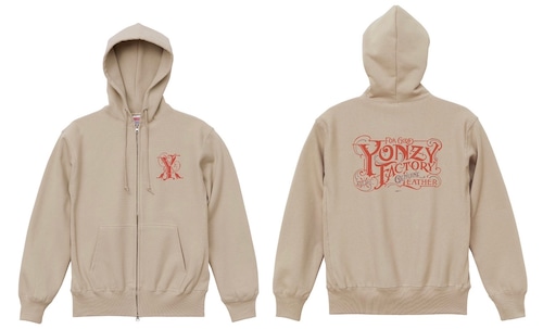 YONZY 10th anniversary  ジップパーカー　サンドベージュ