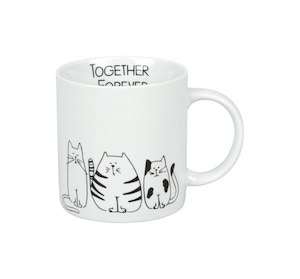 【KN0B01110022075】 Funny Cats 可愛いネコ達 Mug - メイン画像