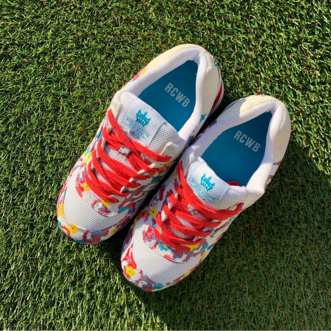 RODEO CROWNS ロデオクラウンズ 花柄スニーカー A307 | reshoe